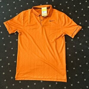 Nike Men's Bright Orange Polo Shirt